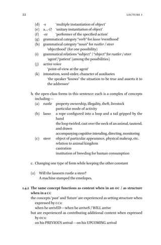 Ten Lectures On Cognitive Semantics Leonard Talmy | PDF