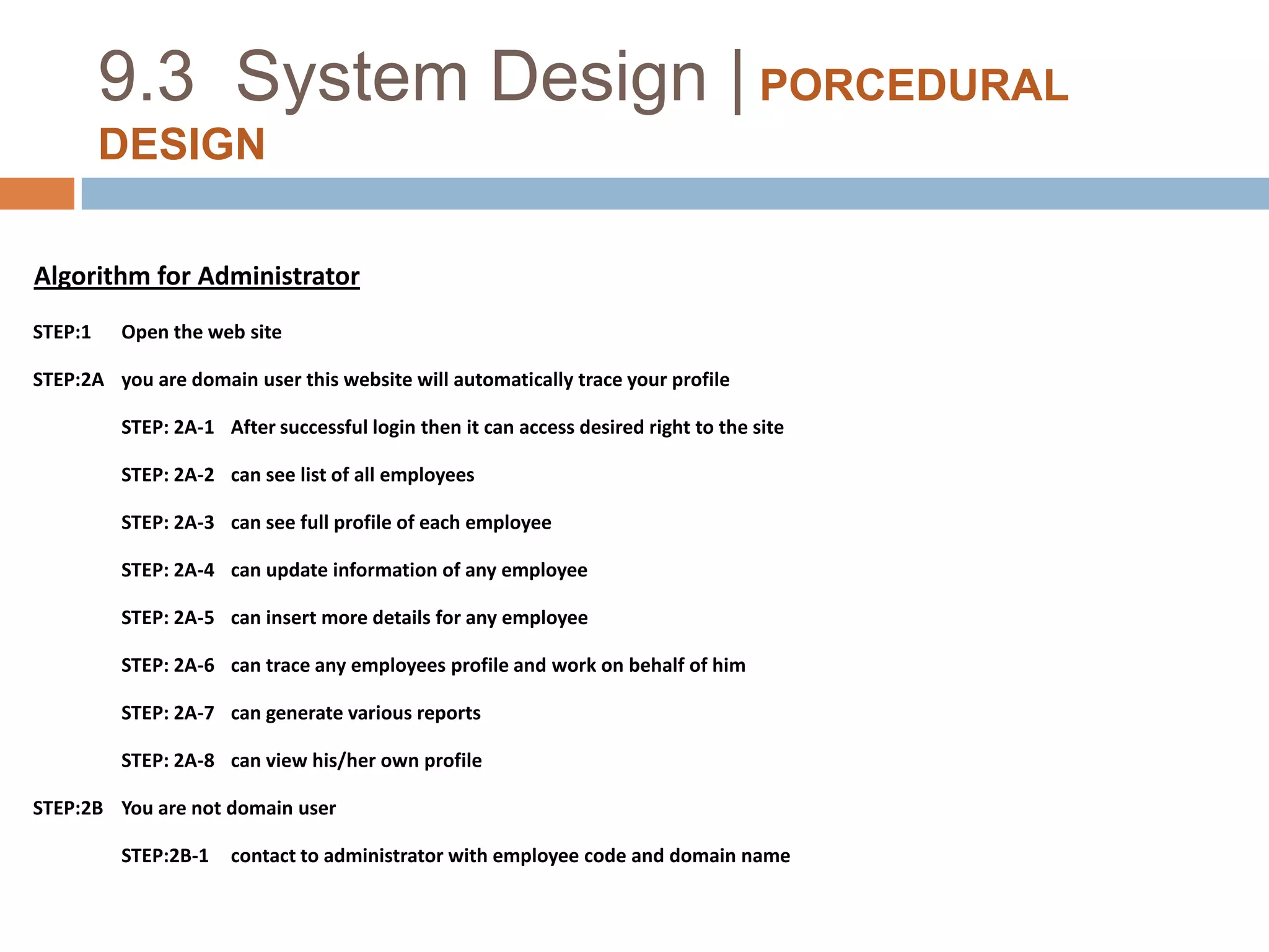 9.2  System Design | Data Dictionary