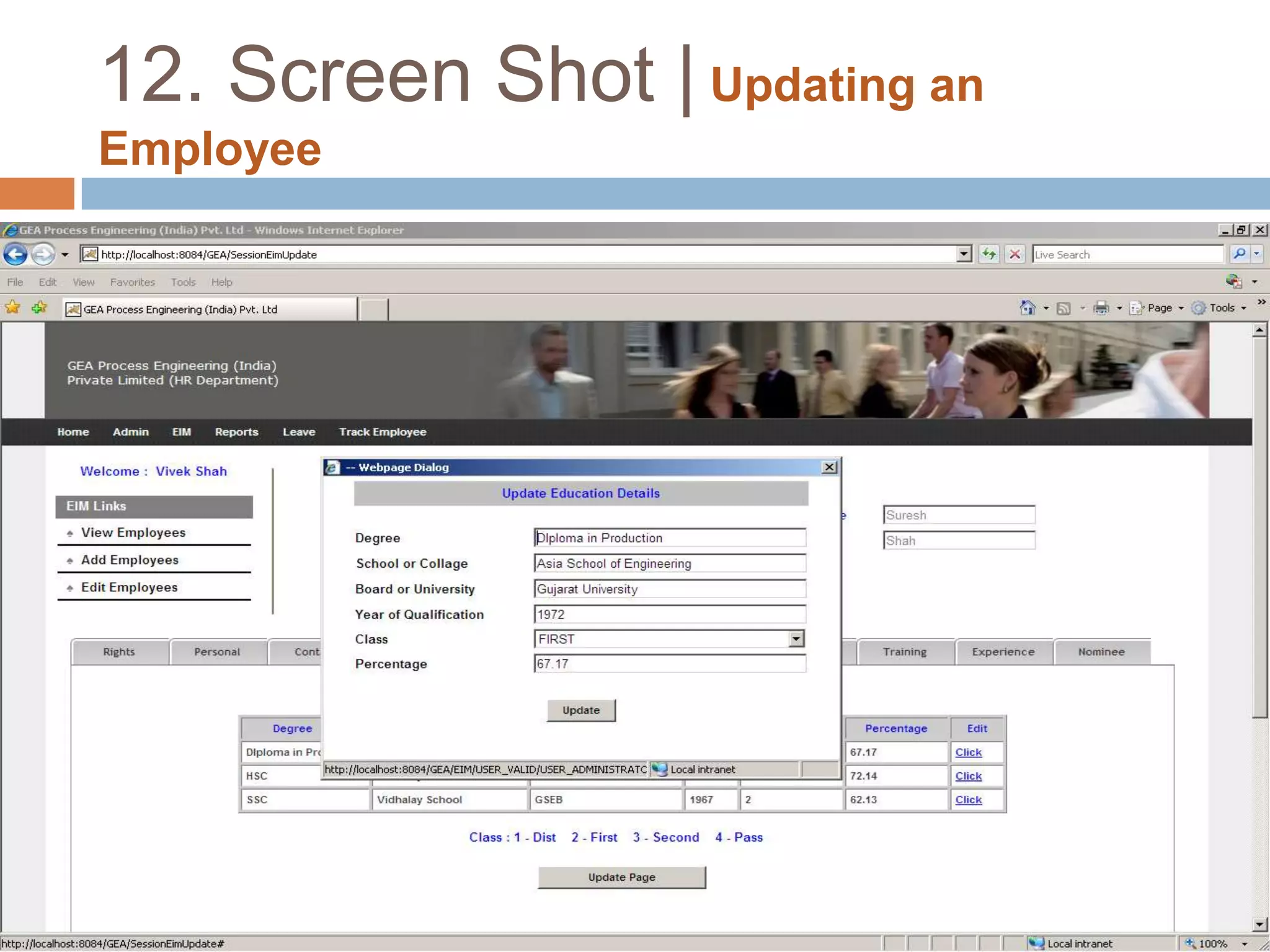 12. Screen Shot | Verification in Pending
