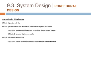 9.2  System Design | Data Dictionary