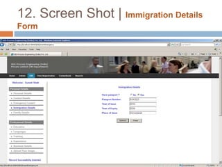    General Standard11 TestingTesting is vital to the success of the system. System testing makes logical assumption  that if all the parts of system are correct, the goal will be successfully achieved. This  system is tested by following test cases and prepared for final implementation.Test Case 1Case      :	Testing of the Domain LoginResult   :	All the Operations work successfully.Test Case 2Case        :	Testing of the Basic ModuleResult     :	System is not able to detect and generate correct 			information and Exception Problem, validation problem.  Reason   :	This occurred because query is not proper format, script problemSolution  :	After giving the proper function and query, we can able to get  correct result.