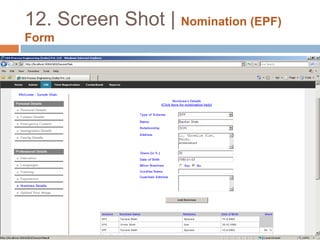 12. Screen Shot | Contact Details Form