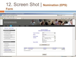 12. Screen Shot | Emergency Contact Details Form