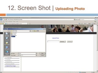 12. Screen Shot | Immigration Details Form