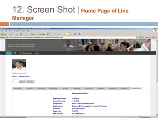 12. Screen Shot | Report to details Form