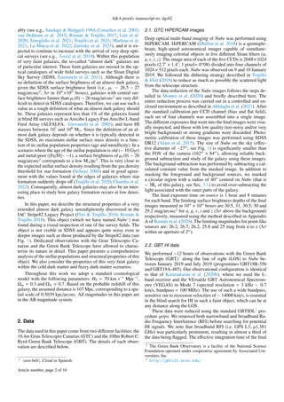 A&A proofs: manuscript no. dgs82
ably (see e.g., Sandage & Binggeli 1984; Conselice et al. 2003;
van Dokkum et al. 2015; R...
