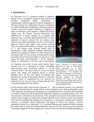 2023 NT1 – A Cautionary Tale
2
Figure 1. Illustration of a launch vehicle
delivering an array of hypervelocity
kinetic pen...