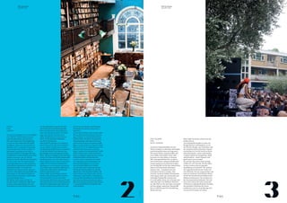 7
6
THE Stylemate
Issue No 03 | 2023
THE Stylemate
Issue No 03 | 2023
LIFE
KUNST
UND
KAFFEE
Am zweiten Tag folgen wir den Vorschlägen
von ChatGPT, verabschieden uns vom
reizenden Richmond und starten ins
Herz von London. Da meine Begleitung
und ich uns die Leidenschaft für Kaffee
und Bücher teilen, lotst uns ChatGPT in
die Baker Street: ein genialer Schachzug.
Unser dortiges Ziel, das Boxcar Baker in
Marylebone, erreichen wir zu Fuß. In
dem süßen kleinen Café hängen Blumen
und Pflanzen von den Wänden und es gibt
gefüllte Croissants, die zur TikTok-
Sensation wurden. Obwohl das Lokal klein
ist, ist es nicht voll. Wir lassen unseren
Urlaubsgefühlen freien Lauf und gönnen
uns köstliche Mehlspeisen und kunstvoll
zubereiteten Kaffee, um frisch und
gestärkt in den Tag zu starten. Satt und
mit einer ordentlichen Portion Koffein im
Blut starten wir die nächste Etappe auf
unserer Reise und besuchen Daunt Books
in der Marylebone Street.
Wer Bücher liebt, findet sich hier im
Paradies wieder. Marylebone High Street
ist allein schon einen Besuch wert und
Daunt Books setzt dem Erlebnis die Krone
auf. Der Buchladen erstreckt sich über
zwei Stockwerke und beherbergt jedes
Buch und jedes Genre, die passionierte
Leser interessieren könnten. Wir finden
sogar eine Auswahl aus Österreich.
Meine Empfehlung: ab in den zweiten
Stock, um den gesamten Buchladen
von oben zu bewundern.
Dank ChatGPT erkunden wir London an
diesem Tag zu Fuß. Alles ist in Gehweite
(30.000 Schritte schafft man so leicht).
Von Marylebone High Street aus schlendern
wir die Marylebone Lane hinunter zum
geschäftigen Touristenmagneten Oxford
Street. Wer gerne shoppt, ist hier durchaus
richtig. Wir lassen die belebte Hauptstraße
allerdings hinter uns und finden unseren
Weg zu Sophie Tea Art in der Carnaby Street.
Sophie Tea Art ist keine herkömmliche
Kunstgalerie. Es ist vielmehr ein Café mit
einer Galerie und interaktiven Räumen, in
denen man selbst kreativ werden kann –
definitiv einen Besuch wert!
Danach rührt sich der Hunger und wir
brechen auf in Richtung Covent Garden.
Ich bat ChatGPT zwar um keine allzu
touristischen Aktivitäten, aber da ich mich
schon bei meinem ersten Londonbesuch in
diesen Ort verliebt habe und er nicht weit
von der Carnaby Street entfernt ist (und
wir die 30.000 Schritte nicht fürchten),
entscheide ich mich für einen kurzen
Abstecher.
Covent Garden bietet einen wundervollen
Mix aus kulinarischen Hotspots und Vin-
tage-Schätzen. An den Kunsthandwerk-
ständen findet man alles von exquisiten
Schmuckstücken und Uhren bis hin zur
urbritischen Teetasse und anderen High-
lights. Covent Garden verwöhnt all unsere
Sinne. Der Ort ist ein Augenschmaus und
auch die Food-Szene kann sich sehen
lassen. Inmitten der kulinarischen Vielfalt
zieht es mich immer wieder ins Buns &
Buns, ein kulinarisches Juwel, das sich der
asiatischen Küche verschrieben hat.
Last but not least spazieren wir zurück
zur Tottenham Court Road Station. Ich
hatte ChatGPT gebeten, mir ein paar
neue Kunstinstallationen zu zeigen,
und ich sollte nicht enttäuscht werden.
Unweit der Station stoßen wir auf eine
digitale 360-Grad-Kunstinstallation, die
immer wieder neue Motive zeigt. Als wir
ankommen, sind die über 2.000 Quadrat-
meter großen Wandflächen vom Boden bis
zur Decke mit Diamanten übersät und es
gibt Glasstrukturen, die ihre Farbe ändern
– ein psychedelisches und zugleich sehr
reales Erlebnis!
2
TAG
DER CHARME
VON
WEST-LONDON
Am dritten Tag beschließen wir, den
Westen Londons zu erkunden. Kensington
und Notting Hill stehen am Programm.
Wie immer dürfen morgens Kaffee und
etwas Süßes nicht fehlen. Dieses Mal
besuchen wir Gail’s Bakery in Notting
Hill, einen gemütlichen Ort, an dem es
frisch Gebackenes und guten Kaffee gibt.
Danach spazieren wir durch die Straßen
von Notting Hill, die für ihre farbenfrohen
Häuser und charmanten Boutiquen
bekannt sind – vermutlich eines der
reizvollsten Viertel in London. Aber
Vorsicht: Am Bank-Holiday-Wochenende
Ende August findet der wundervolle und
vielseitige Notting Hill Carnival statt.
Er ist der größte seiner Art in Europa und
zieht jedes Jahr zwei Millionen Besucher
aus aller Welt an. Für drei Tage verwandelt
sich das ruhige, malerische Notting Hill
dann in DEN Hotspot für Unterhaltung,
Musik und Tanz.
Mein Tipp? Am besten schaut man sich
beides mal an!
Von Notting Hill aus geht es weiter ins
Design Museum in Kensington, wo wir
die Welt des Designs, der Architektur und
der modernen Kunst erforschen. Danach
entscheiden wir uns für Lunch am Porto-
bello Road Market, einem traditionellen
Londoner Markt mit Antiquitäten, Mode
und Streetfood – meine Nummer zwei
gleich nach Covent Garden!
Als sich der Tag seinem Ende zuneigt,
treffen wir zwei Freunde, die hier leben,
in einer weiteren hervorragenden
Empfehlung von ChatGPT: The Ledbury.
Das angesehene Restaurant wurde mit
zwei Michelin-Sternen ausgezeichnet und
lockt mit moderner französischer Küche,
die für ihre Kreativität und kulinarische
Raffinesse bekannt ist. Das als Must-see
für Genussmenschen bekannte The Led-
bury wird seinem Ruf mehr als gerecht.
Es bietet ein außergewöhnliches Erlebnis,
den perfekten Abschluss für unsere
Londonreise und ist ein großartiger Ort,
um sich mit Freunden zu treffen.
3
TAG
Foto:
Unsplash
 