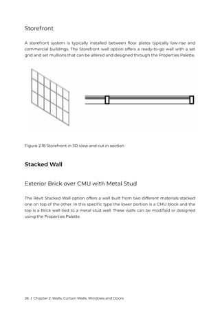 Storefront Section Cut Building Information Modeling Using Revit For Architects And Engineers ...