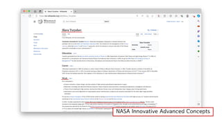 NASA Innovative Advanced Concepts
 