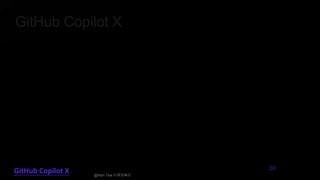 從 GitHub Copilot 到 Enterprise Copilot：打造符合企業需求的智能開發助手之路 | .NET Conf ...