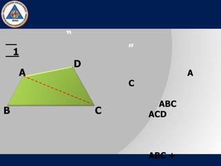 “
”1
A
B C
D
A
C
ABC
ACD
ABC +
 