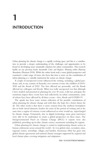 Urban Planning For Climate Change Barbara Norman | PDF