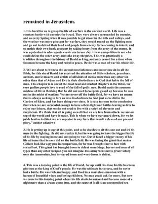 TARY 
Written and edited by Glenn Pease 
PREFACE 
I quote many authors in this commentary because I feel they have stated the true 
understanding of the text in ways that make their comments valuable for grasping 
what God is saying to us in this chapter. If any of these authors does not wish his 
wisdom to be shared in this way, I will remove it at their request. If I do not give 
credit to an author who is recognized, I will do so if it is pointed out to me. My e-mail 
is gdpease1@gmail.com 
I 