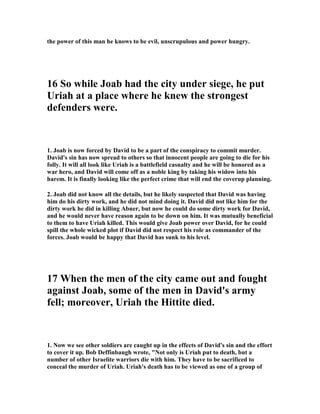 punishment, but God in mercy delayed it. 
Because polygamy is so contrary to  