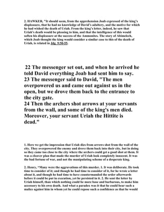 ew 
Testament times. It was just valid then and it is not now. When I say it was valid I 
mean that God clearly accepted it as a way of life for people in that age. The laws he 
gave to regulate the lives of his people included laws dealing with men who take 
more than one wife. One of the common problems of more than one wife is that one 
would be loved more than the other, and this would lead to the man treating the one 
less loved unfairly. In order to protect the unloved wives, God gave specific laws. 
When we see the cumulative impact of the following verses in God's Word we will 
have to acknowledge that polygamy was not just permitted by God but approved, 
and this in spite of the many problems that it created, and they were many, but that 
is true also of monogamy. 
Ex. 21:10-11says this to the man who takes a second wife, "If he marries another 
woman, he must not deprive the first one of her food, clothing and marital rights. 11 
If he does not provide her with these three things, she is to go free, without any 
payment of money." In other words, if a man does not treat his first wife right 
because he now has more affection for his new wife, she is free to leave him and not 
 
