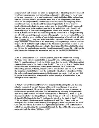 have to pay a cent to do so. He loses a slave, for now he has no wife to do all the 
chores, which is what she would be doing since he has taken a new wife. 
Deuteronomy 21:15-17 "If a man has two wives, and he loves one but not the other, 
and both bear him sons but the firstborn is the son of the wife he does not love, 16 
when he wills his property to his sons, he must not give the rights of the firstborn to 
the son of the wife he loves in preference to his actual firstborn, the son of the wife 
he does not love. 17 He must acknowledge the son of his unloved wife as the 
firstborn by giving him a double share of all he has. That son is the first sign of his 
father's strength. The right of the firstborn belongs to him." In other words you 
cannot play favorites with your wives on this issue. If you have fallen out of love 
with the wife who gave you your first son, that does not change your obligation to 
her and her son. 
How can you have laws about polygamy if polygamy is itself unlawful. Why not say, 
"If a man has two wives he is a rebel and is to be cast out of the tribe." That is not 
said because it was an acceptable way of life, and not forbidden. You do not have 
laws to regulate what is unlawful, you only have penalties. Imagine laws like the 
above dealing with stealing. If a man steals let it be kept under a thousand dollars at 
the most. If a man commits adultery make sure that it is with someone from a 
different state. You can see that is insane, for to make laws regulating something 
means that that something is valid and legitimate. 
Deuteronomy 17:16-17 says of the king, "The king, moreover, must not acquire 
great numbers of horses for himself or make the people return to Egypt to get more 
of them, for the LORD has told you, "You are not to go back that way again." 17 He 
must not take many wives, or his heart will be led astray. He must not accumulate 
large amounts of silver and gold."  
