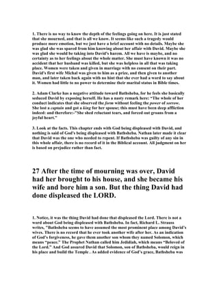 ow Hiram king of Tyre sent messengers to David, along with 
cedar logs and carpenters and stonemasons, and they built a palace for David. 12 
And David knew that the LORD had established him as king over Israel and had 
exalted his kingdom for the sake of his people Israel. 
13 After he left Hebron, David took more concubines and wives in Jerusalem, and 
more sons and daughters were born to him. 14 These are the names of the children 
born to him there: Shammua, Shobab,  