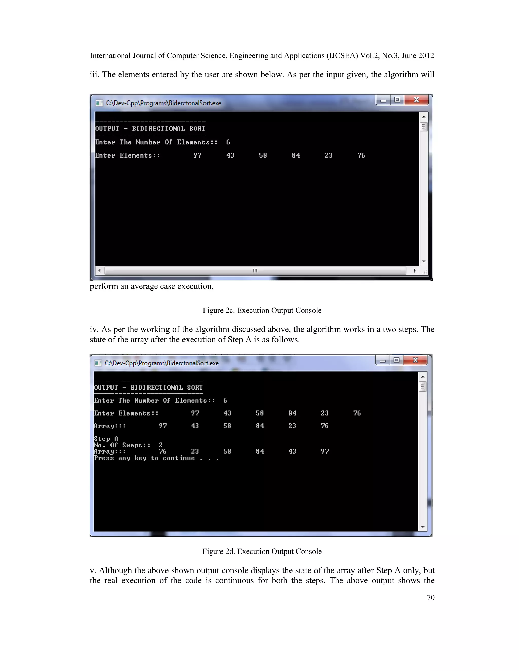 PROPOSAL OF A TWO WAY SORTING ALGORITHM AND PERFORMANCE COMPARISON WITH ...