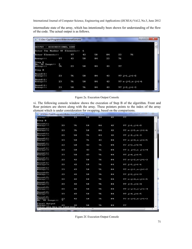 PROPOSAL OF A TWO WAY SORTING ALGORITHM AND PERFORMANCE COMPARISON WITH ...