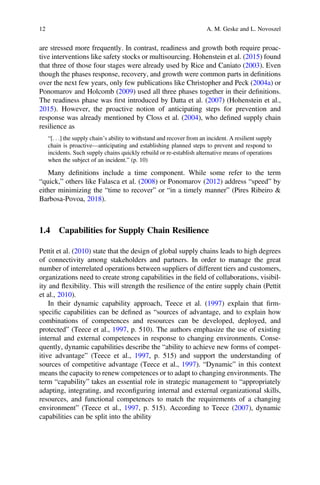 Supply Chain Resilience Insights From Theory And Practice Sebastian ...