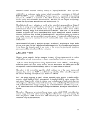 Energy Efficient Multipath Routing For Mobile Ad Hoc Networks | PDF