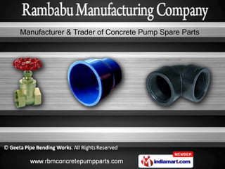 Manufacturer & Trader of Concrete Pump Spare Parts
 