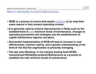 Maximo Overview | PPT