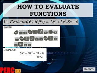 6533611 24
 x-xx) if f(x)f(. Evaluate
HOW TO EVALUATE
FUNCTIONS
BASICS
 