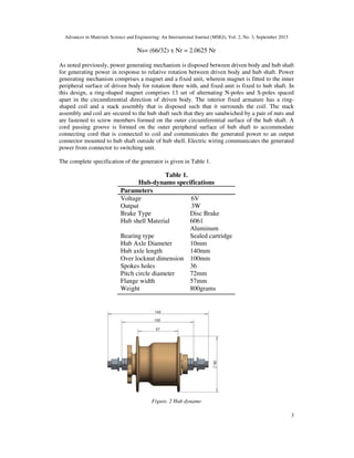 DESIGN AND FABRICATION OF PLANETARY DRIVE MAGNET PEDAL POWER HUB-DYNAMO ...