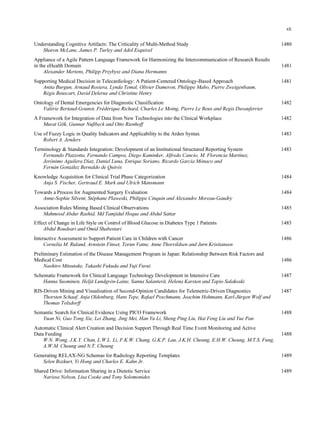 Medinfo 2010 Proceedings Of The 13th World Congress On Medical ...
