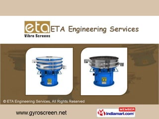 Manufacturer & Exporter of Vibration-Based Separation and Process Equipment 