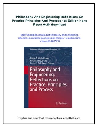 Engineering Reflection Philosophy And Engineering Reflections On Practice Principles And ...