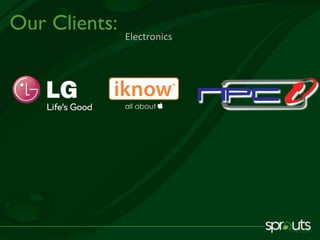Our Clients: Electronics	
 