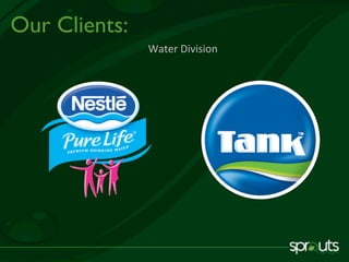 Our Clients:
Water	Division	
 