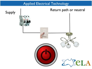 Applied Electrical Technology Supply Return path or neutral 