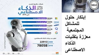 ‫حلول‬ ‫إبتكار‬
‫للمشاكل‬
‫المجتمعية‬
‫بتقنيات‬ ‫معززة‬
‫الذكاء‬
‫االصطناعى‬
 