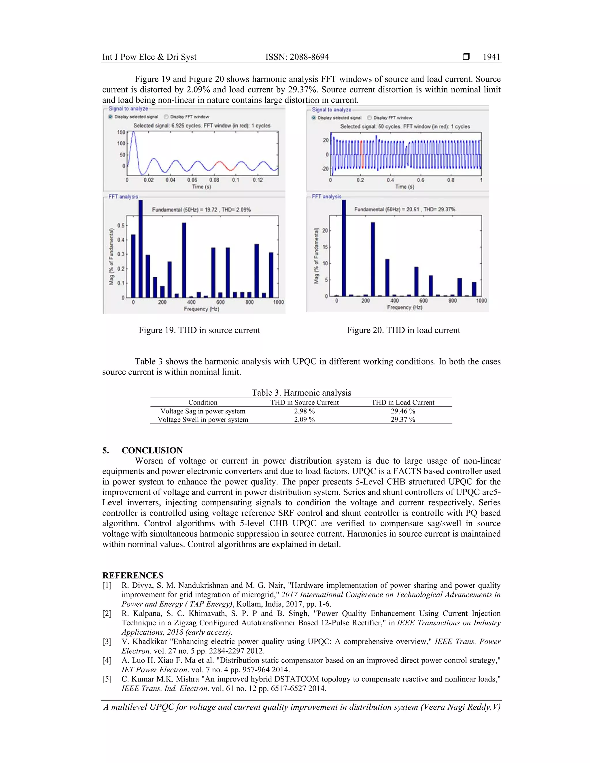 A multilevel UPQC for voltage and current quality improvement in ...