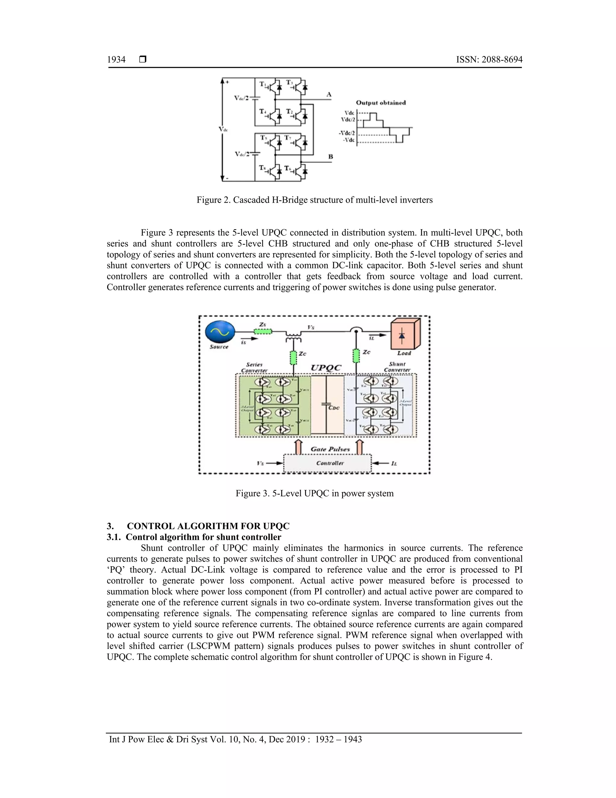 A multilevel UPQC for voltage and current quality improvement in ...