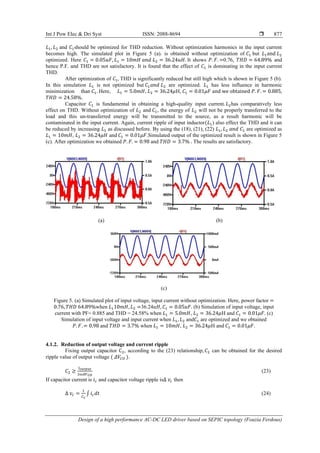 Design of a high performance AC-DC LED driver based on SEPIC topology | PDF