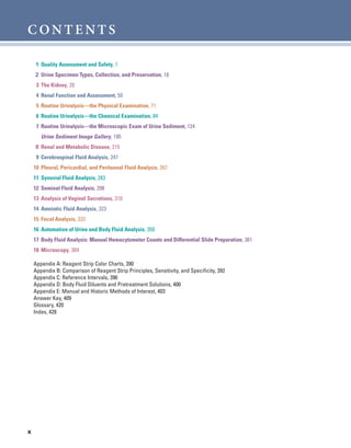 Fundamentals Of Urine And Body Fluid Analysis 5th Nancy A Brunzel | PDF