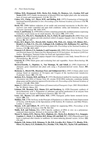 Plant Biotechnology Current And Future Applications Of Genetically ...