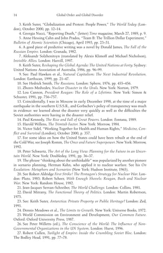 Global Order And Global Disorder Globalization And The Nationstate ...