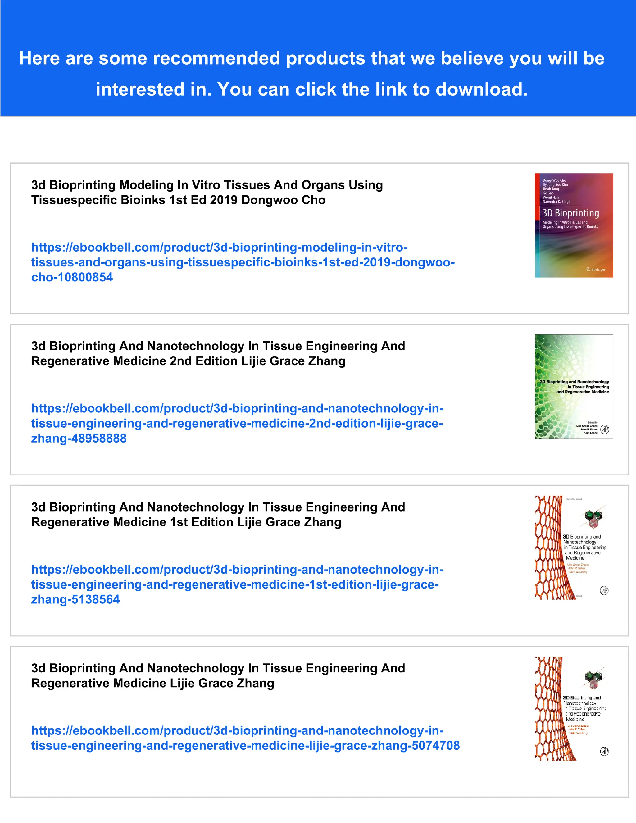 3d Bioprinting In Tissue And Organ Regeneration Yang Wu Jerry Fuh | PDF