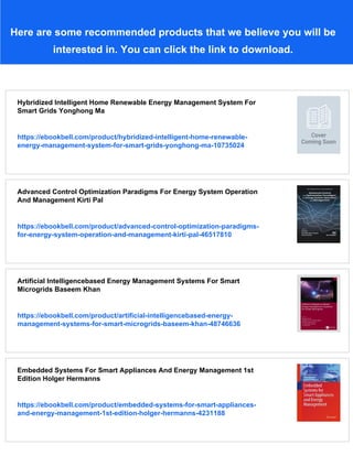 Energy Management System For Dispatchable Renewable Power Generation ...