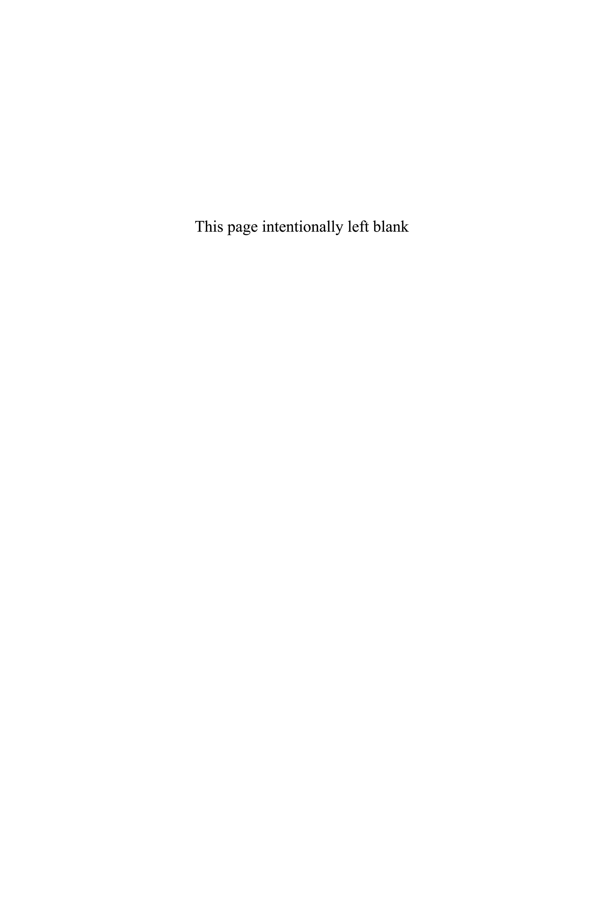 This page intentionally left blank
This page intentionally left blank
 