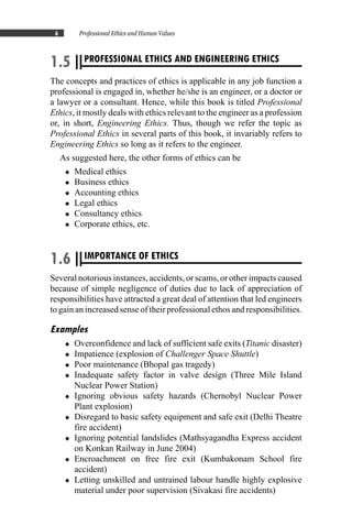 Professional Ethics and Human Values 2nd Edition D R Kiran | PDF