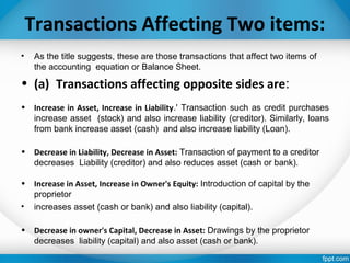 Accounting Equation | PPT