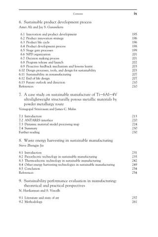 Sustainable Manufacturing Processes R Ganesh Narayanan Jay S Gunasekera ...