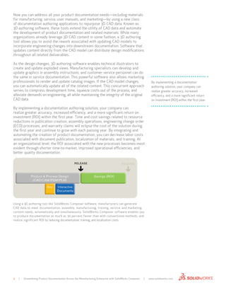 Streamlining Product Documentation with SOLIDWORKS Composer | PDF